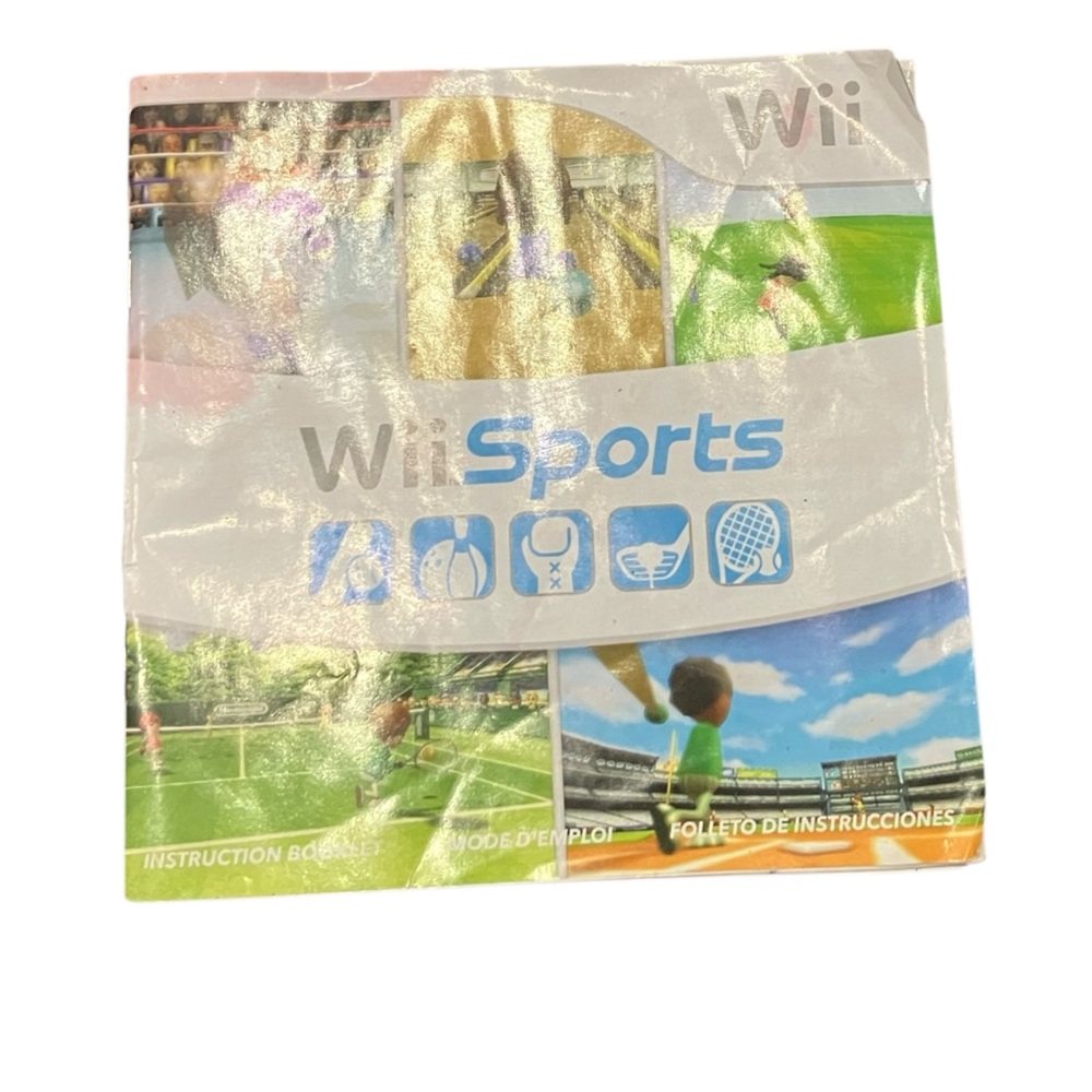 Nintendo Wii Sports White Game with Iconic Design
